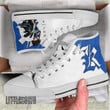 L High Top Canvas Shoes Custom Death Note Anime Sneakers - LittleOwh - 3