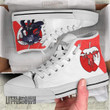 Ryuk High Top Canvas Shoes Custom Death Note Anime Sneakers - LittleOwh - 3