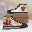 Fuegoleon Vermillion High Top Canvas Shoes Custom Black Clover Anime Sneakers - LittleOwh - 2
