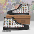Dragon Ball High Top Canvas Shoes Custom Cute Chibi Face Anime Sneakers - LittleOwh - 2