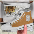 Training Corps High Top Canvas Shoes Custom Attack on Titan Anime Mixed Manga Style - LittleOwh - 3