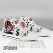 Rock Lee Shoes Custom Nrt High Tops Anime Canvas Sneakers Mixed Manga - LittleOwh - 4