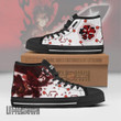 Black Asta High Top Canvas Shoes Custom Black Clover Anime Sneakers - LittleOwh - 2