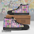 Sailor Moon High Top Canvas Shoes Custom Cute Chibi Face Anime Sneakers - LittleOwh - 2