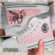 Nezuko KNY Anime Custom All Star High Top Sneakers Pattern Canvas Shoes - LittleOwh - 3