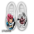 Vegeta god Shoes Custom Dragon Ball Anime Classic Slip-On Sneakers