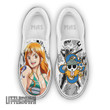 Nami Shoes Custom One Piece Anime Slip-On Sneakers