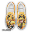 Zenitsu Agatsuma Shoes Custom KNY Anime Classic Slip-On Sneakers - LittleOwh - 1