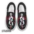 Liebe Classic Slip-On Custom Black Clover Anime Shoes - LittleOwh - 1