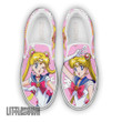 Sailor Moon Classic Slip-On Custom Sailor Moon Anime Shoes - LittleOwh - 1