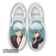 Gintama Gintoki Sakata Shoes Custom Anime Classic Slip-On Sneakers - LittleOwh - 1
