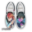 Dabi x Shoto Shoes Custom My Hero Academia Anime Classic Slip-On Sneakers - LittleOwh - 1