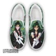 Sailor Pluto Classic Slip-On Custom Sailor Moon Anime Shoes - LittleOwh - 1