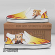 Kyojuro Rengoku Custom KNYs Shoes Anime Sneakers Classic Slip On - LittleOwh - 1