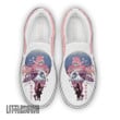 Nezuko Custom KNYs Shoes Classic Slip On Anime Flat Sneakers - LittleOwh - 1