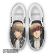 Gintama Okita Sougo Shoes Custom Anime Classic Slip-On Sneakers - LittleOwh - 1