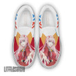 Zero Two Classic Slip-On Custom Darling In The Franxx Anime Shoes - LittleOwh - 1