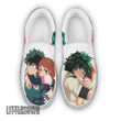 My Hero Academia Midoriya and Uraraka Shoes Custom Anime Classic Slip-On Sneakers - LittleOwh - 1