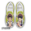 Gyomei Himejima Shoes Custom KNY Anime Classic Slip-On Sneakers - LittleOwh - 1