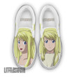 Fullmetal Alchemist Winry Rockbell Shoes Custom Anime Classic Slip-On Sneakers - LittleOwh - 1
