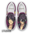 Gintama Takasugi Shinsuke Shoes Custom Anime Classic Slip-On Sneakers - LittleOwh - 1