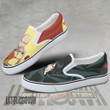 Saitama x Fubuki Shoes Custom One Punch Man Anime Classic Slip-On Sneakers - LittleOwh - 3