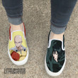 Saitama x Fubuki Shoes Custom One Punch Man Anime Classic Slip-On Sneakers - LittleOwh - 4