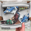 KNY Tanjiro and Giyuu Shoes Custom Anime Classic Slip-On Sneakers - LittleOwh - 4