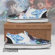 KNY Tanjiro Shoes Custom KNY Sun and Water Breathing Slip-On Sneakers - LittleOwh - 2