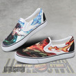 KNY Tanjiro Shoes Custom KNY Sun and Water Breathing Slip-On Sneakers - LittleOwh - 3