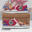 Goku Shoes Dragon Ball Z Shoes Anime Sneakers Custom Super Saiyan God Classic Slip-On - LittleOwh - 2