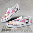 Sylveon Custom Pokemon Shoes Slip On Anime Flat Sneakers - LittleOwh - 3
