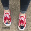 Dragon Ball Goku x Vegeta Shoes Custom Super Saiyan God Anime Classic Slip-On Sneakers - LittleOwh - 4