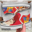 Fairy Tail Erza Scarlet Shoes Custom Anime Classic Slip-On Sneakers - LittleOwh - 3
