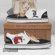 Misa Amane Classic Slip-On Custom Death Note Anime Shoes - LittleOwh - 2
