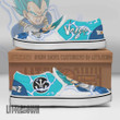 Vegeta Dragon Ball Z Shoes Anime Sneakers Custom Super Saiyan Blue Classic Slip-On - LittleOwh - 2