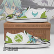 Sword Art Online Sinon Shoes Custom Anime Classic Slip-On Sneakers - LittleOwh - 2
