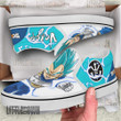 Vegeta Dragon Ball Z Shoes Anime Sneakers Custom Super Saiyan Blue Classic Slip-On - LittleOwh - 4