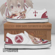 Sword Art Online Silica Shoes Custom Anime Classic Slip-On Sneakers - LittleOwh - 2