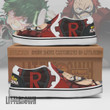 My Hero Academia Eijiro Kirishima and Deku Shoes Custom Anime Classic Slip-On Sneakers Sneakers - LittleOwh - 2