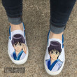 Gintama Shimura Shinpachi Shoes Custom Anime Classic Slip-On Sneakers - LittleOwh - 4