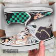 KNY Tanjiro vs Muzan Shoes Custom Anime Classic Slip-On Sneakers - LittleOwh - 4