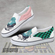 Tanjiro n Nezuko Custom KNYs Sneakers Classic Slip On Anime Shoes - LittleOwh - 3