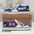 Android 18 Classic Slip-On Custom Dragon Ball Z Shoes Anime Sneakers - LittleOwh - 2