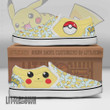 Pikachu Classic Slip-On Custom Pokemon Shoes Anime Flat Sneakers - LittleOwh - 2