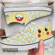 Pikachu Classic Slip-On Custom Pokemon Shoes Anime Flat Sneakers - LittleOwh - 4