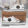 Black Clover Asta and Noelle Shoes Custom Anime Classic Slip-On Sneakers - LittleOwh - 2
