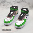Zoro One Piece Shoes Custom AF1 High Anime Sneakers