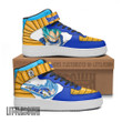 Vegeta Blue AF1 High Sneakers Custom Dragon Ball Super Anime Shoes
