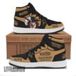 Dracule Mihawk Wanted Custom Boot Sneakers One Piece Anime Kid Shoes